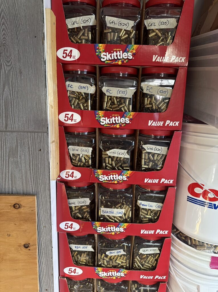 Fully Prepped 9mm Reloading Brass