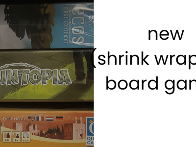 New, Shrink-Wrapped Board Games, under market value