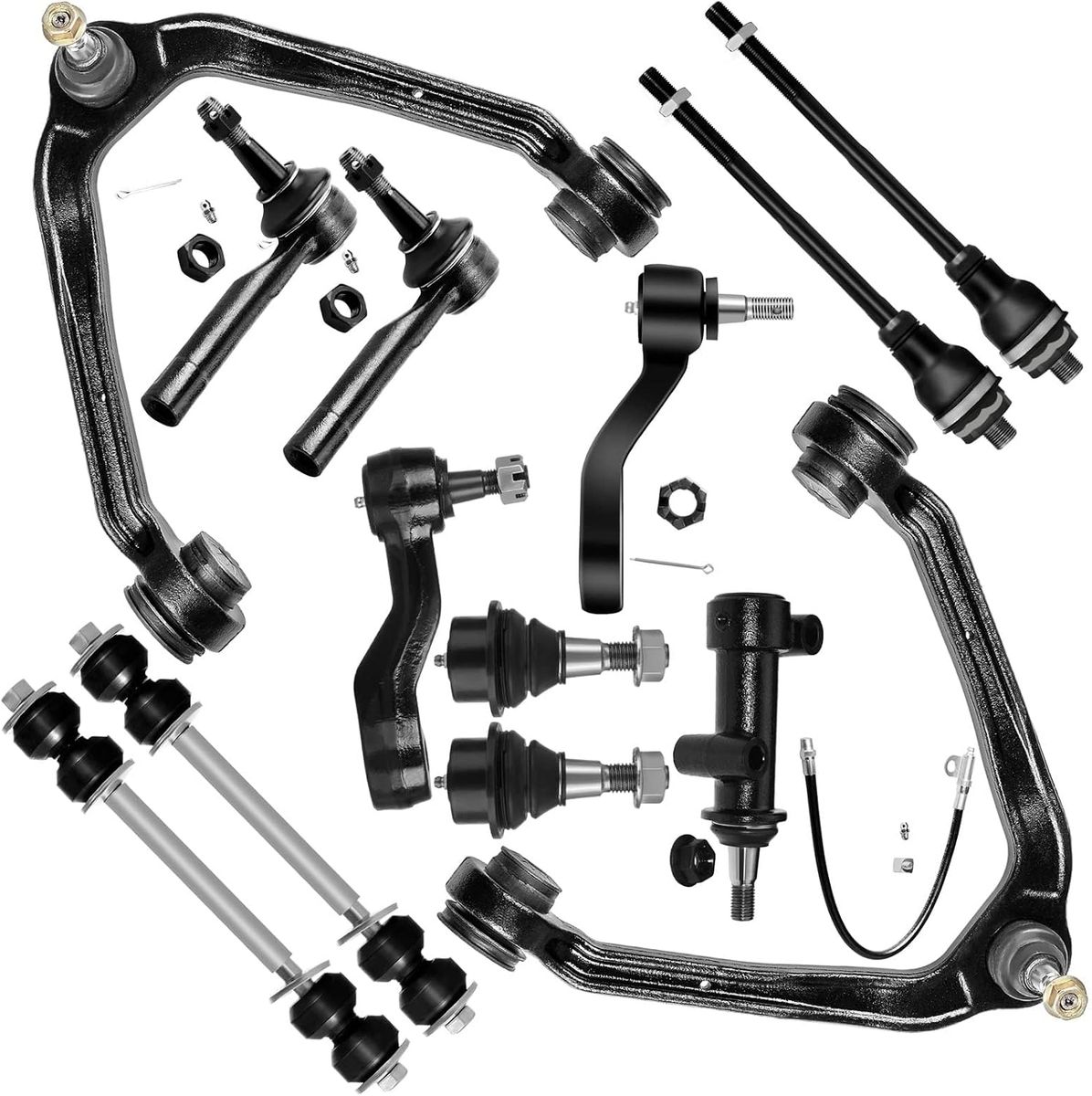 01-06 Tahoe & Yukon, 99-06 Silverado & Sierra, 02-06 Escalade 13pcs Front Suspension Kit
