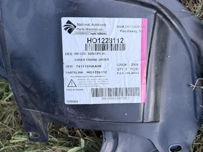 Honda Civic 2006-2011 front Cover Fender Liner