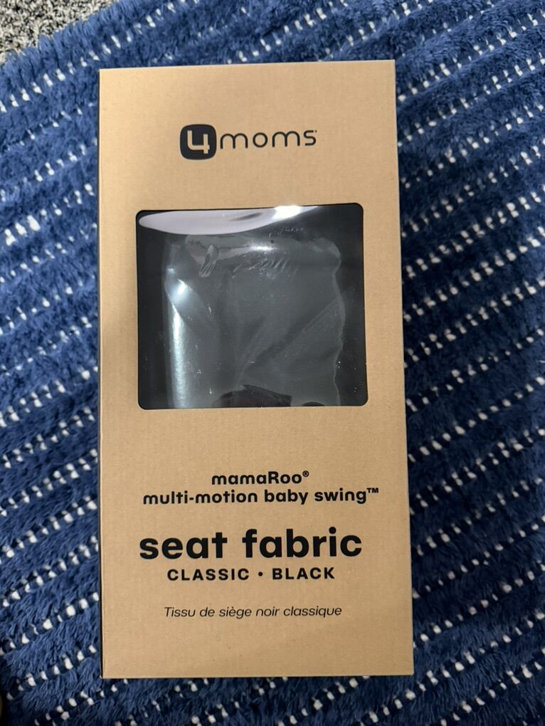 NEW 4Moms MamaRoo Black Seat Cover