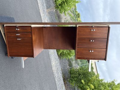 AWESOME Vintage Mid Century Modern desk by Leopold, MCM office
