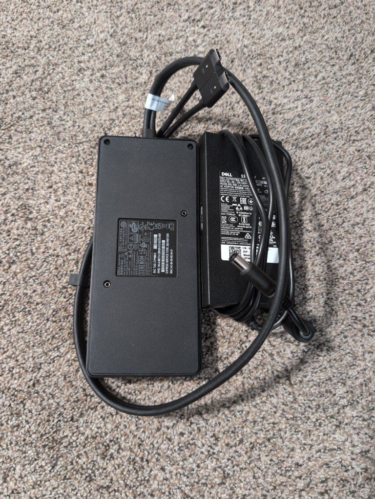 Dell WD19DC K20A Docking Station Power Adapter & K17A AC Adapter 130W Charger