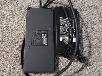 Dell WD19DC K20A Docking Station Power Adapter & K17A AC Adapter 130W Charger