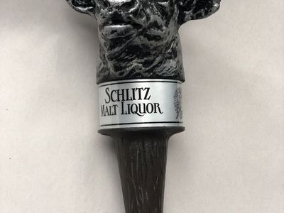 Schlitz Malt Liquor "Bull Head" Tap Handle