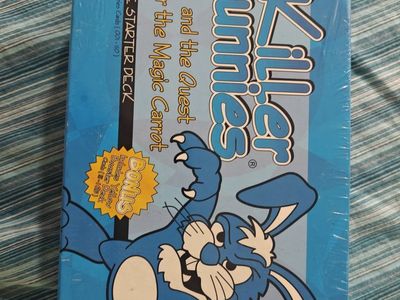 Killer Bunnies and the Quest for the Magic Carrot Blue Starter Deck Card Game New Sealed