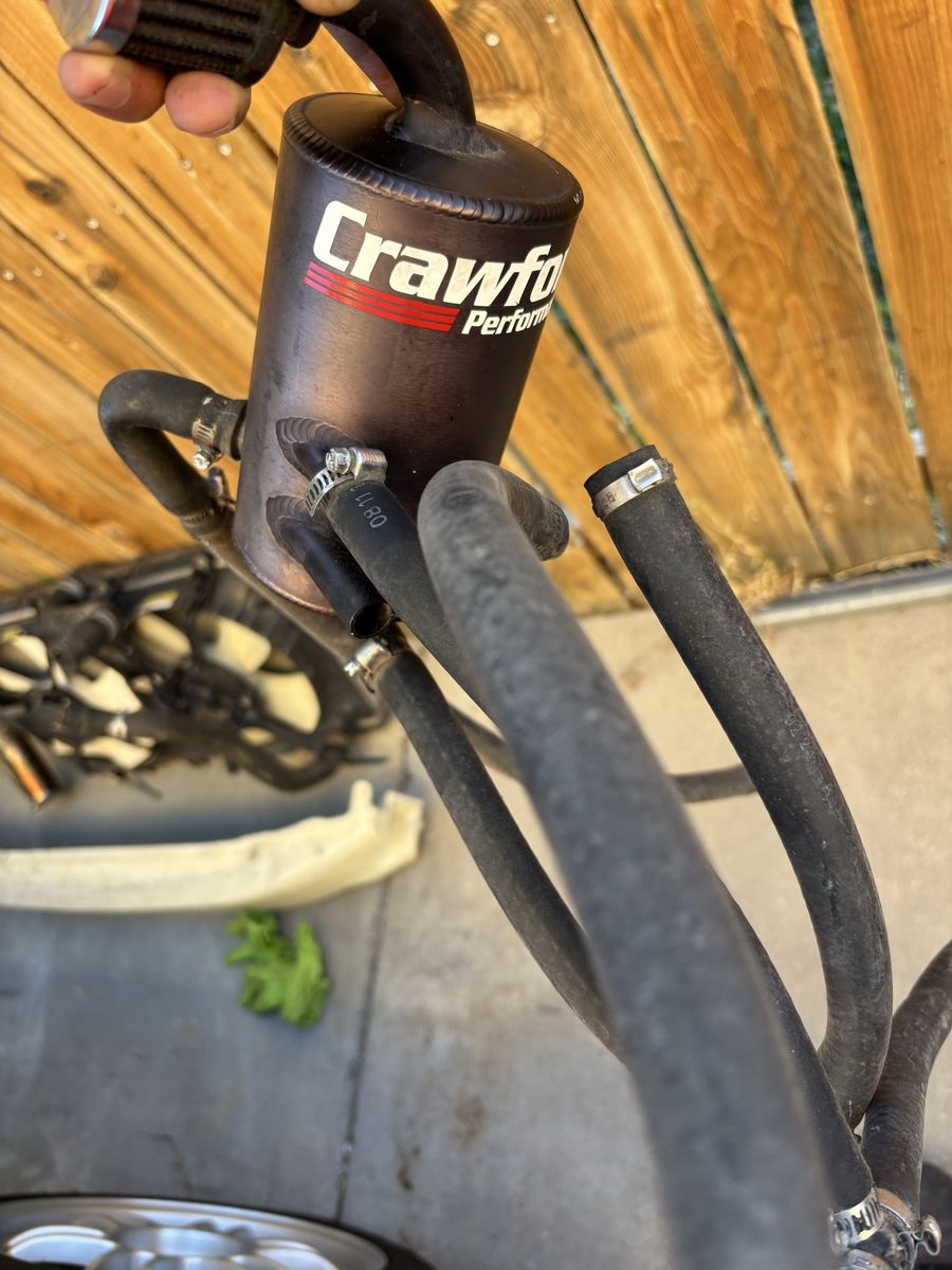 Subaru oil catch can
