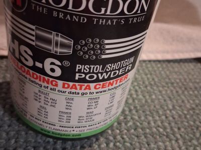 Hodgdon HS-6® Pistol/Shotgun Powder one pound