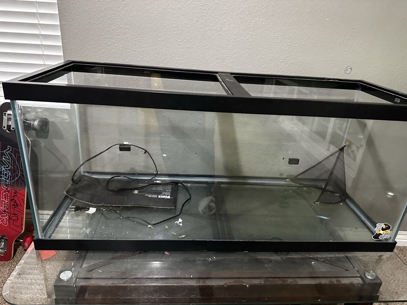 Glass Reptile Terrarium Tank 75 gallon