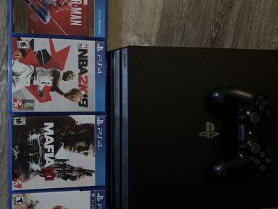 I bought this Ps4 pro for my little brother and he got an xbox and he never used it, so it's pretty much brand new.
