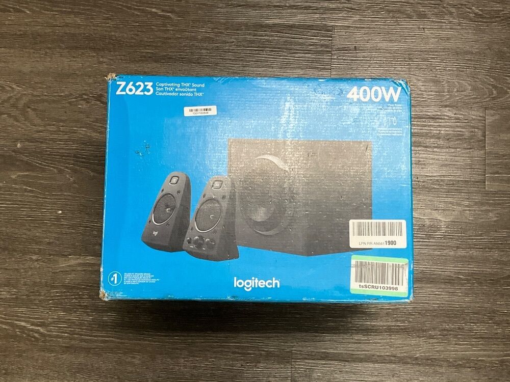 LOGITECH Z623 400W HOME SPEAKER SYSTEM W/ BOX
