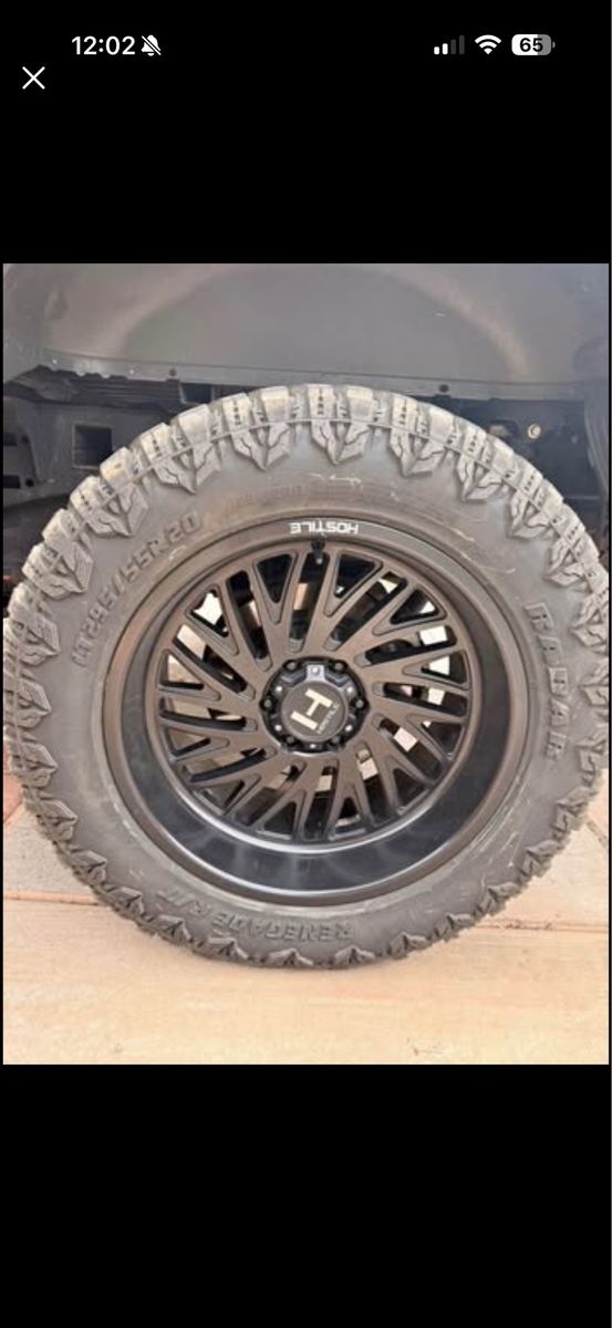 20x10 hostile wheels 6x135