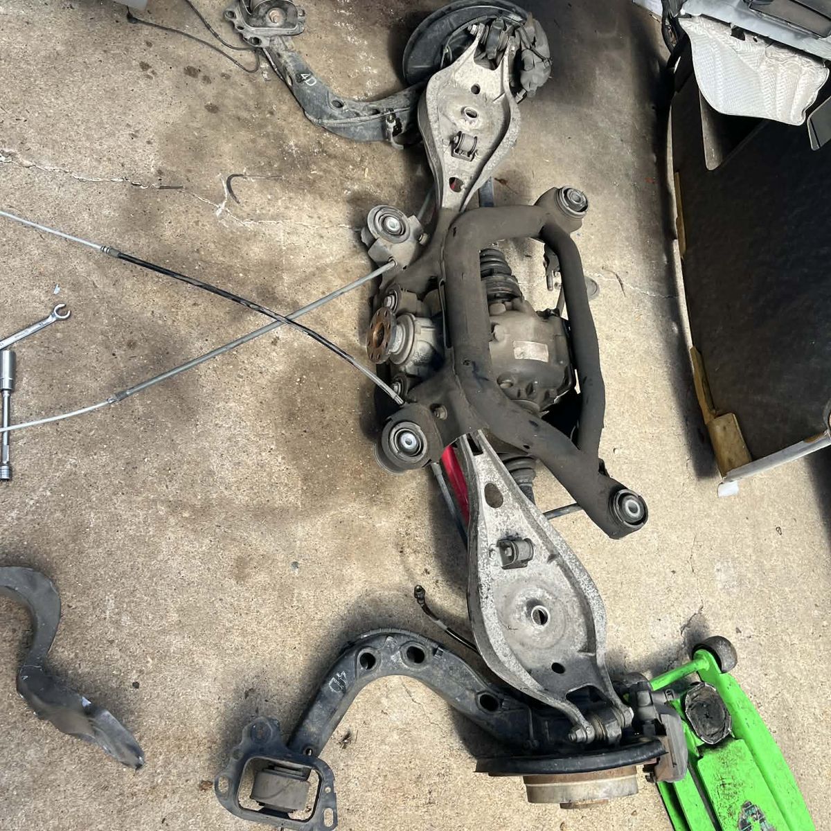 E46 complete assembly/ rear subframe
