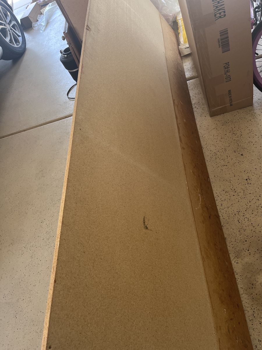 Large Particle Board Plank - Unfinished Wood for DIY Projects & Shelving