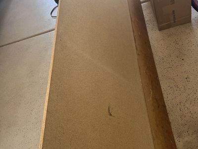 Large Particle Board Plank - Unfinished Wood for DIY Projects & Shelving