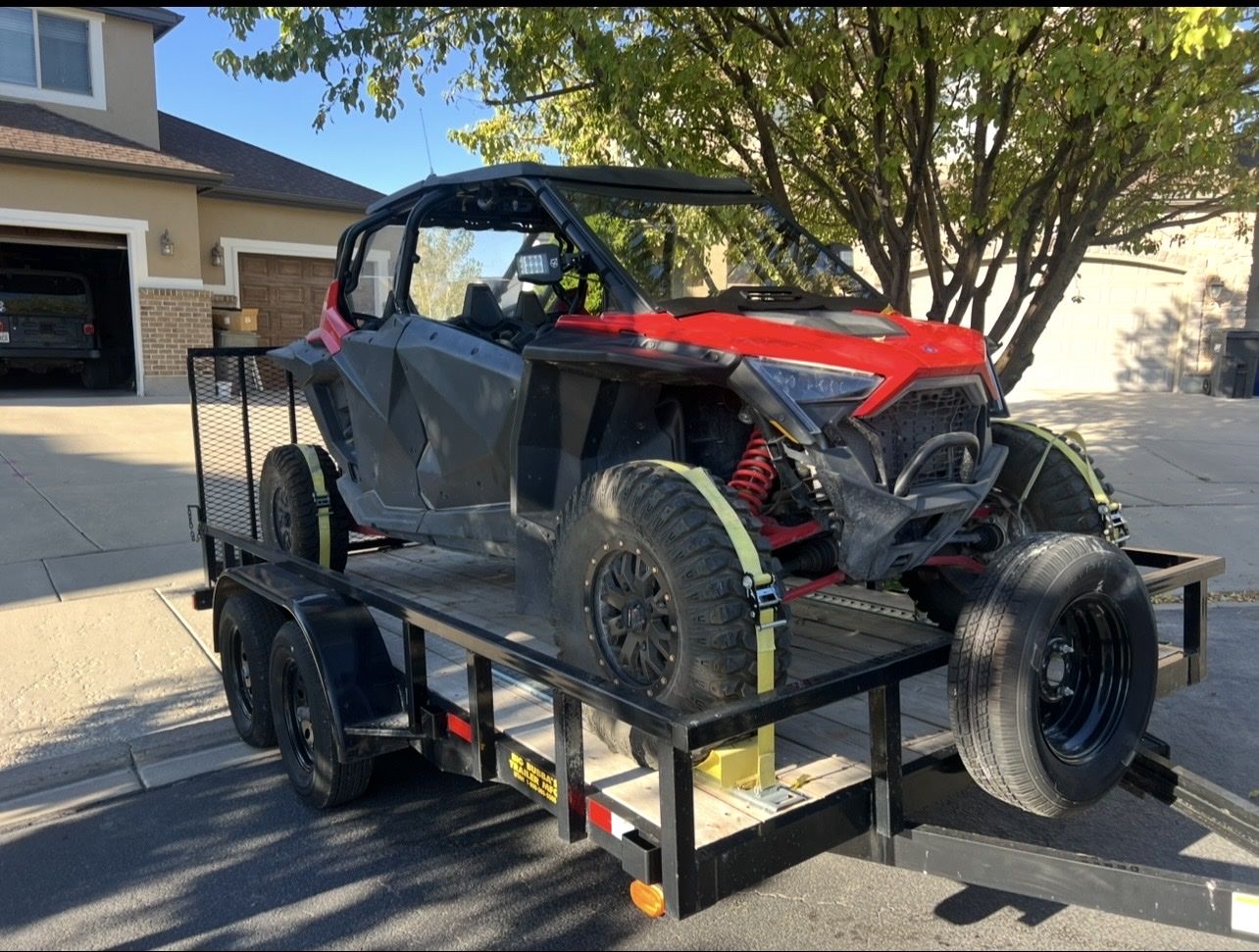 Polaris RZR Pro XP 4 Premium 2020 | 4-Seater UTV  low Milage. Also including 14’ dual axle Big Bubba trailer. Full package.