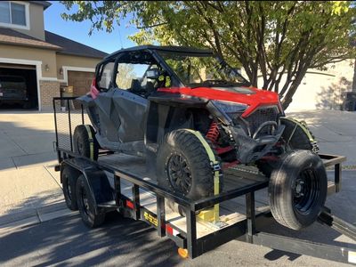 Polaris RZR Pro XP 4 Premium 2020 | 4-Seater UTV low Milage. Also including 14’ dual axle Big Bubba trailer. Full package.