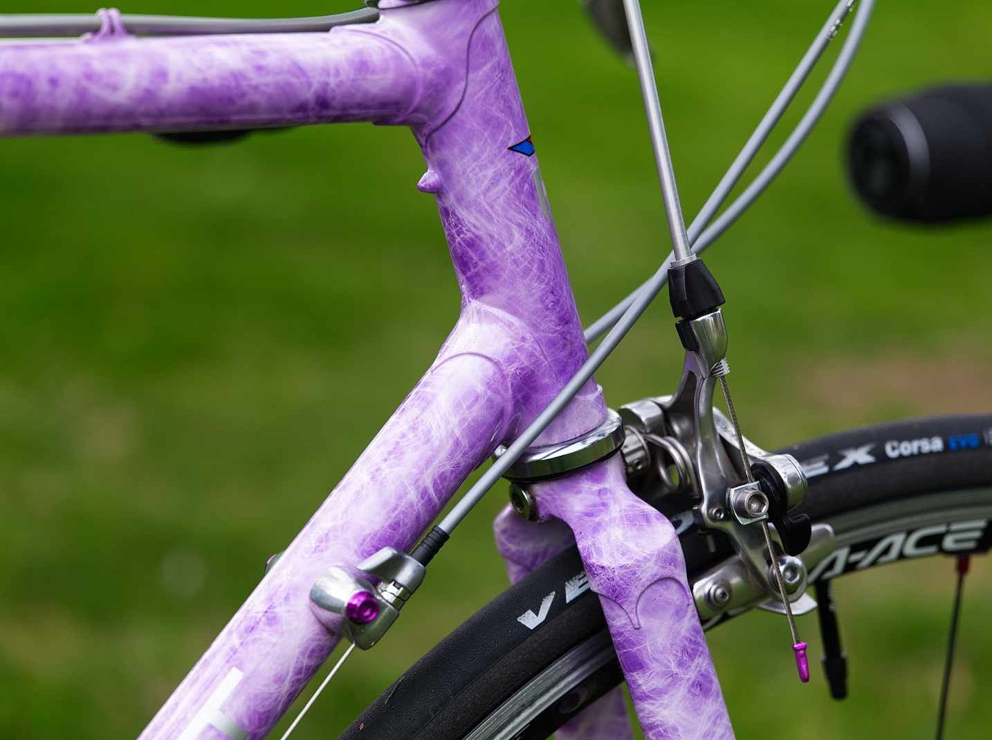 Crazy Purple 1991 Paramount with Dura Ace 56 CM frame