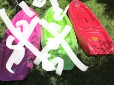 Lifetime kids kayak. $50 red