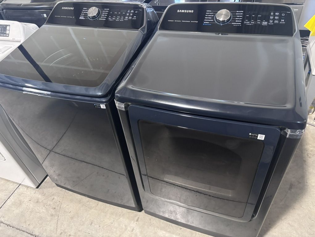 New 5.4cu.ft Washer&7.5cu.ft Electric Dryer Set