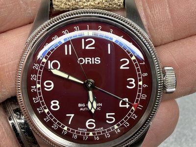 Oris Big Crown Pointer Date Watch 7741 Red Dial
