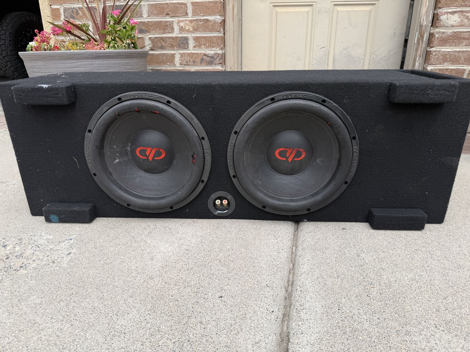 DD Audio 12" subwoofers with box