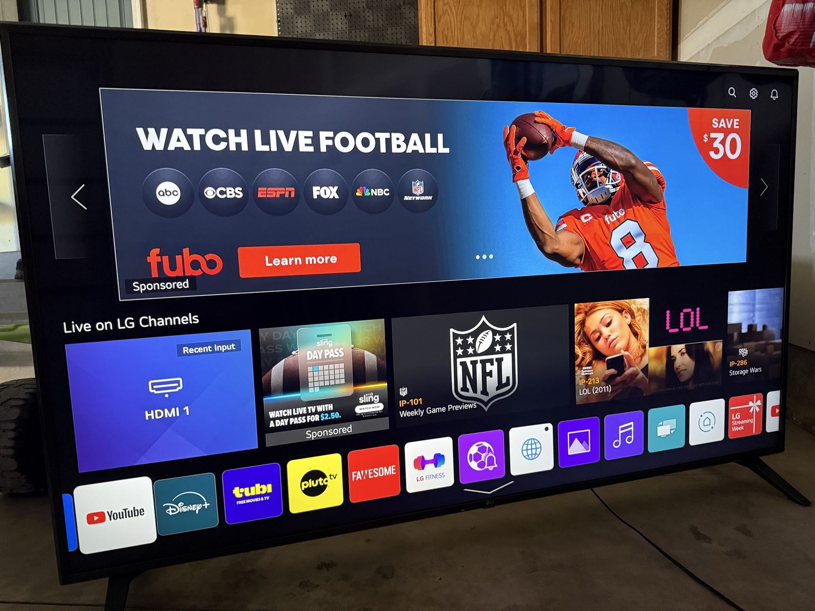 LG 55" Smart 4K TV