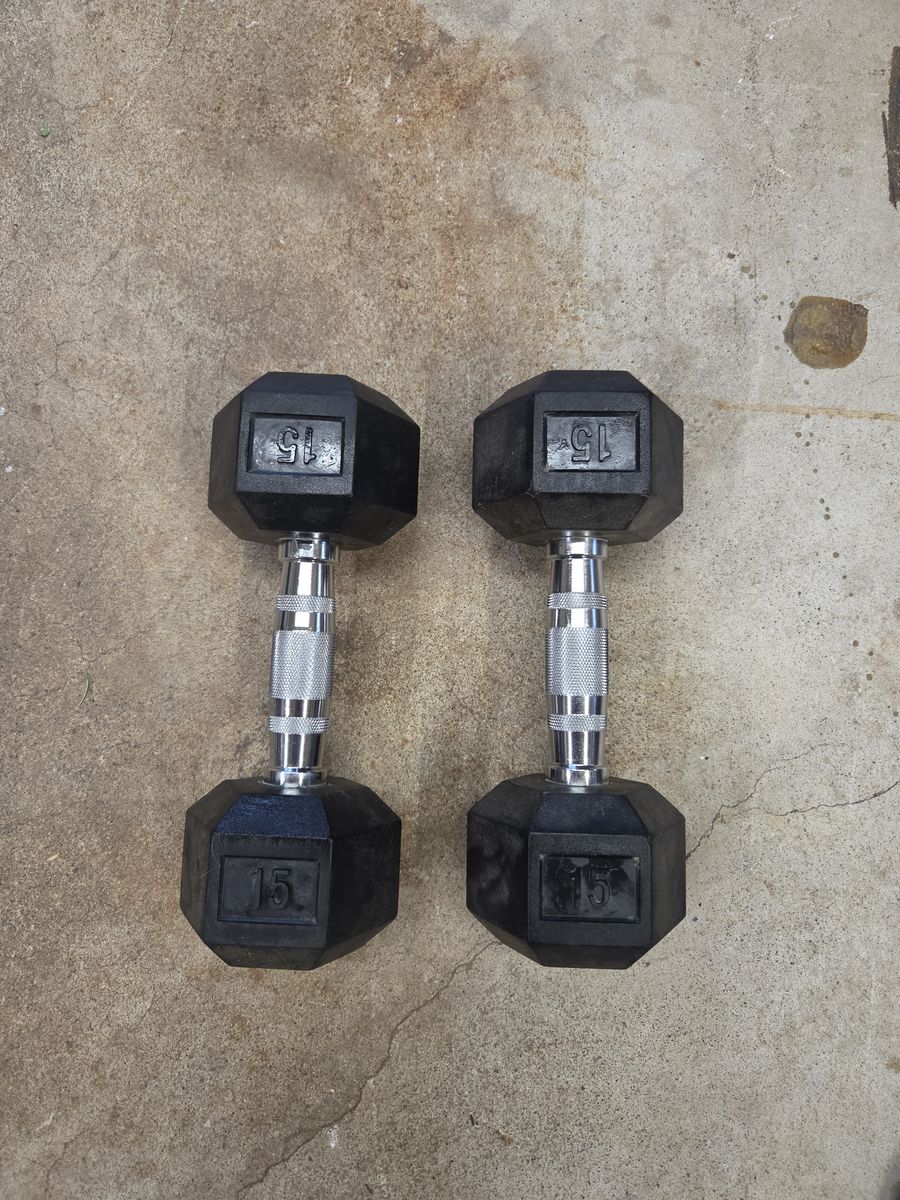 15 pound dumbells