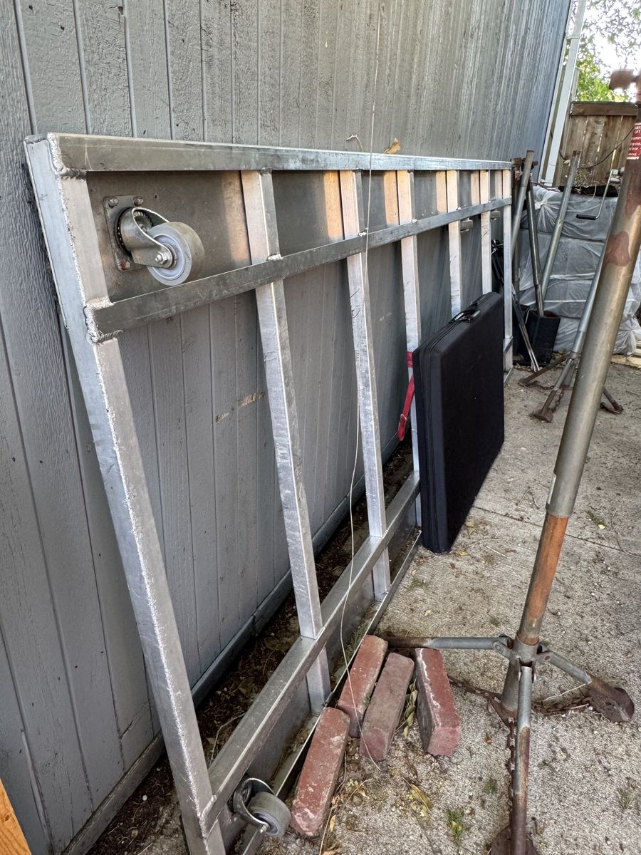 Wheeled Aluminum Truck loading Ramp for Snowmobiles