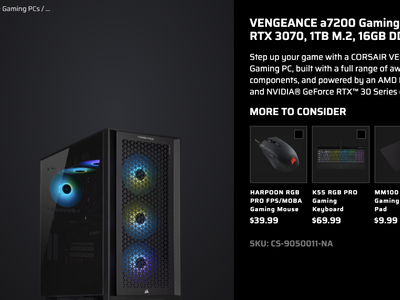 Corsair Vengance Gaming PC bundle: 1TB, 16Gb, mouse, keyboard, & headset