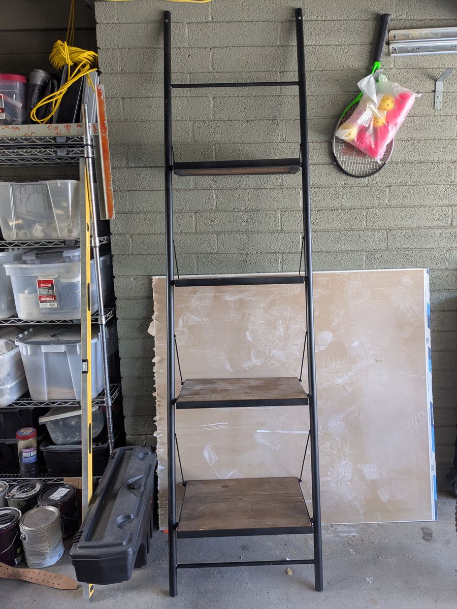 Sturdy, Well Built, Ladder Bookshelf