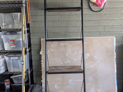 Sturdy, Well Built, Ladder Bookshelf
