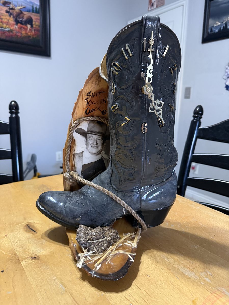 Boot Clock John Wayne