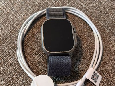 Apple Watch Ultra Titanium LTE GPS Dive-40M WR-100M with Charger cord