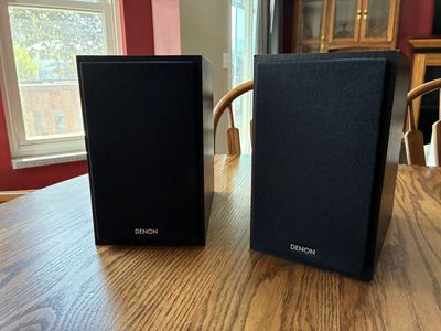 Denon SC-M39 Bookshelf Speakers, Pair, Black