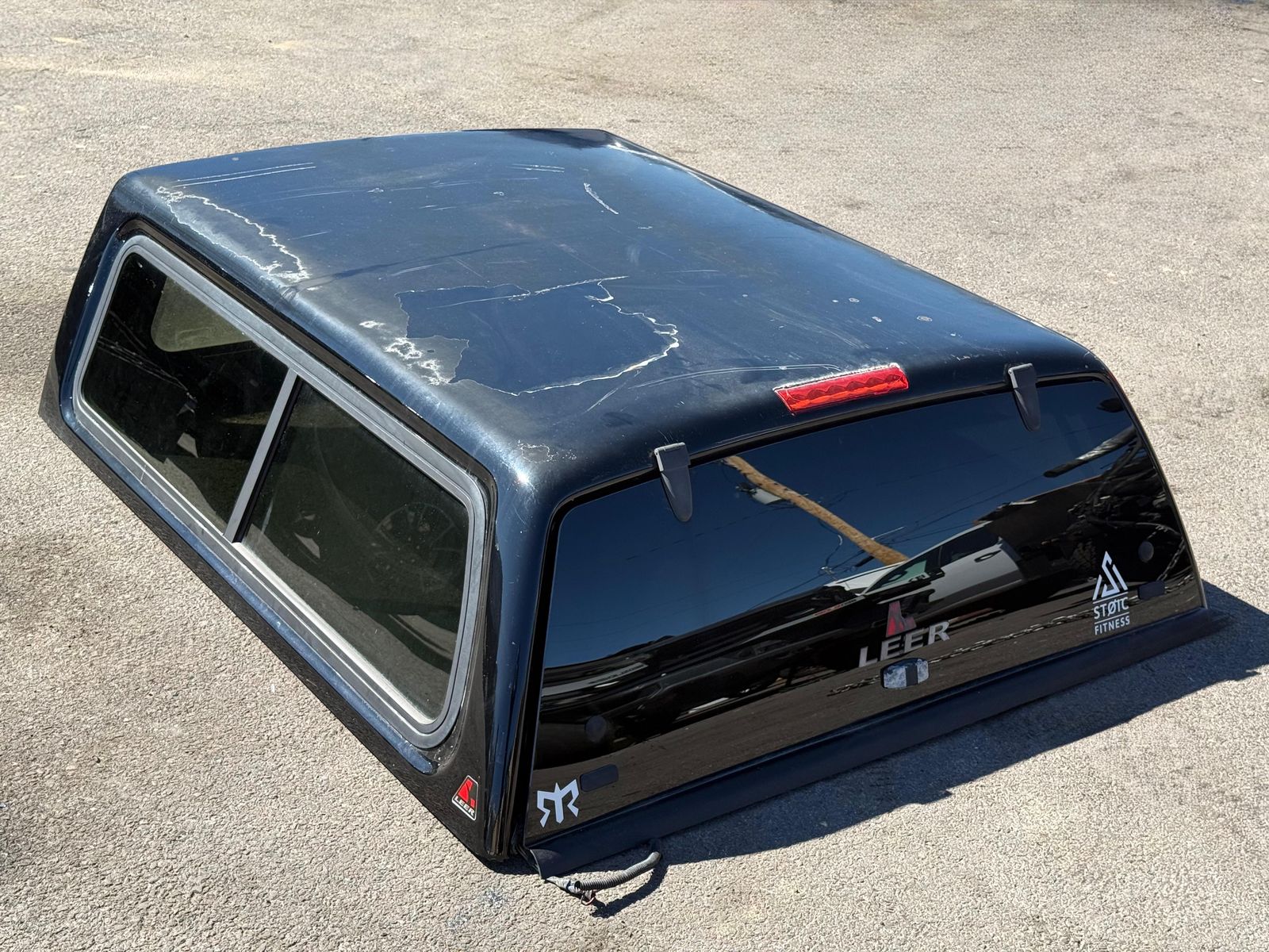 Black Leer Truck Shell For Sale