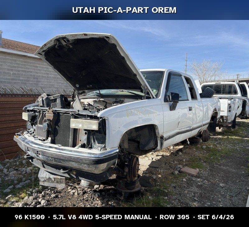 1996 Chevrolet K1500 Parts - UTPAP Orem