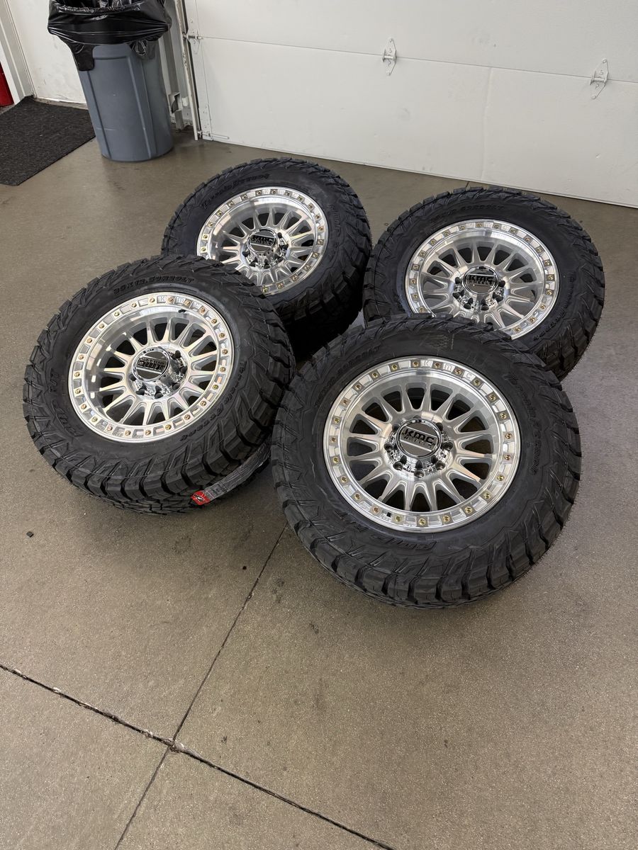 NEW 20x9 KMC "ims"/ 35x12.50r20 Amp R/t 8x170