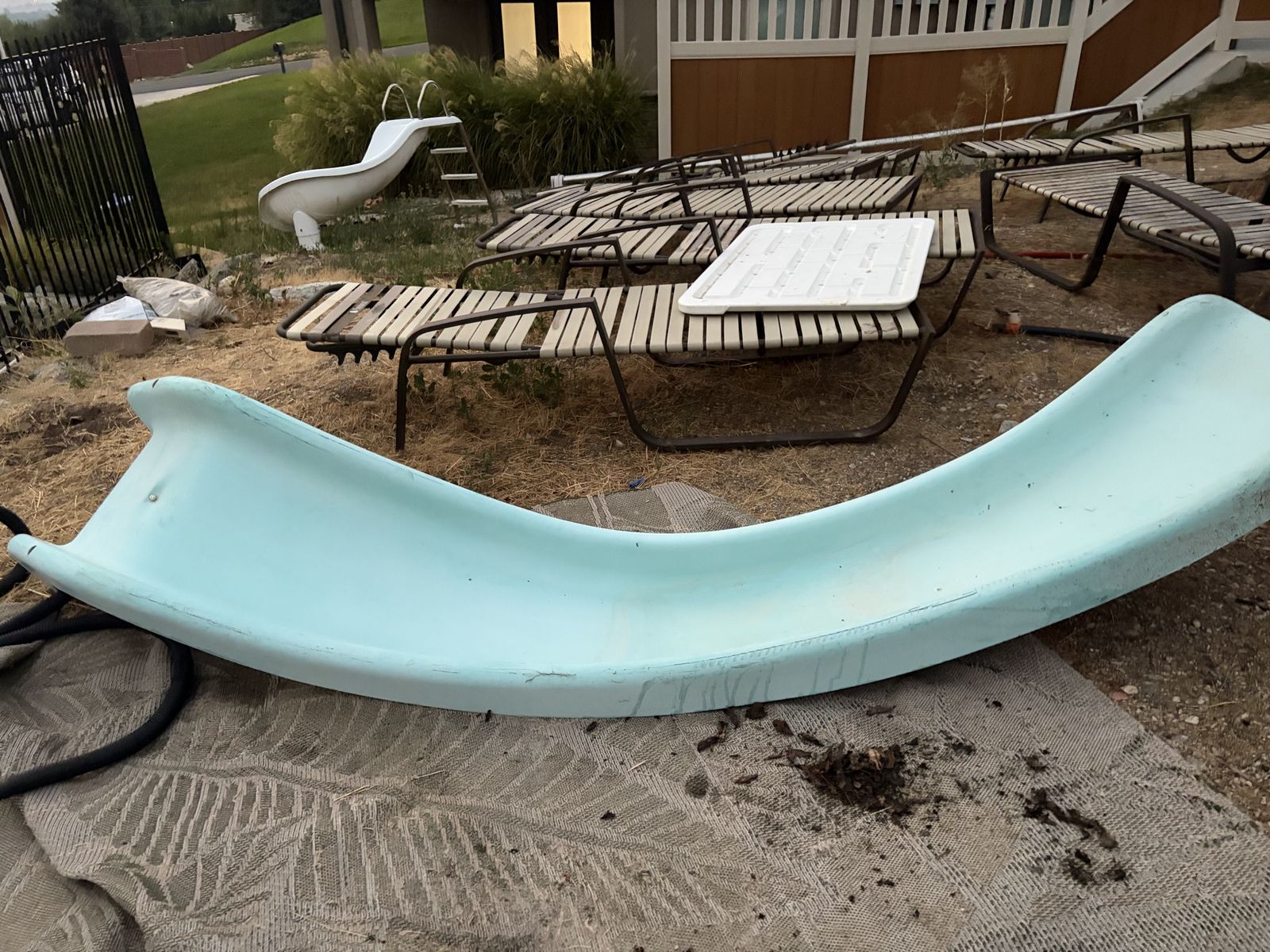 Used pool slide for In ground pool