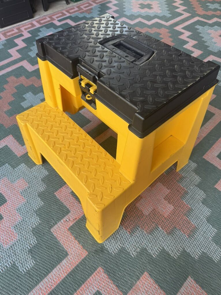 Contico Toolbox Step Stool Combo