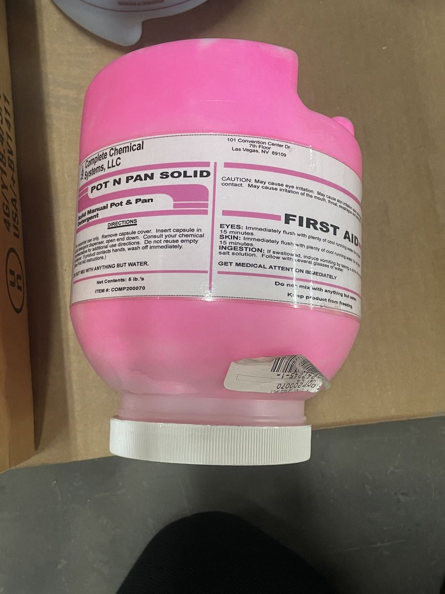 Concentrated Solid Pot & Pan Cleaner - 5 lb Capsule