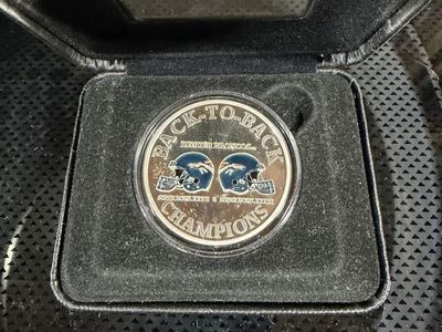Broncos back-2-back Super Bowl Silver Coin