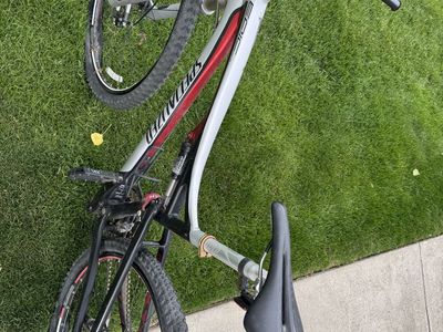 Specialized Epic Comp 29er Full Suspension Mountain Bike - Silver/Red, Used