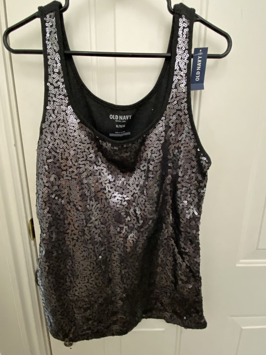 Old Navy sequined tank top