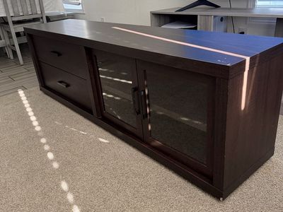Brown TV stand