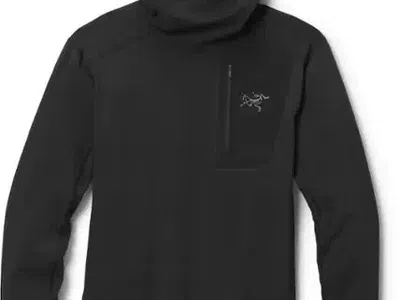 Arc'teryx Rho LT Base Layer Hoody Black - Men's Small