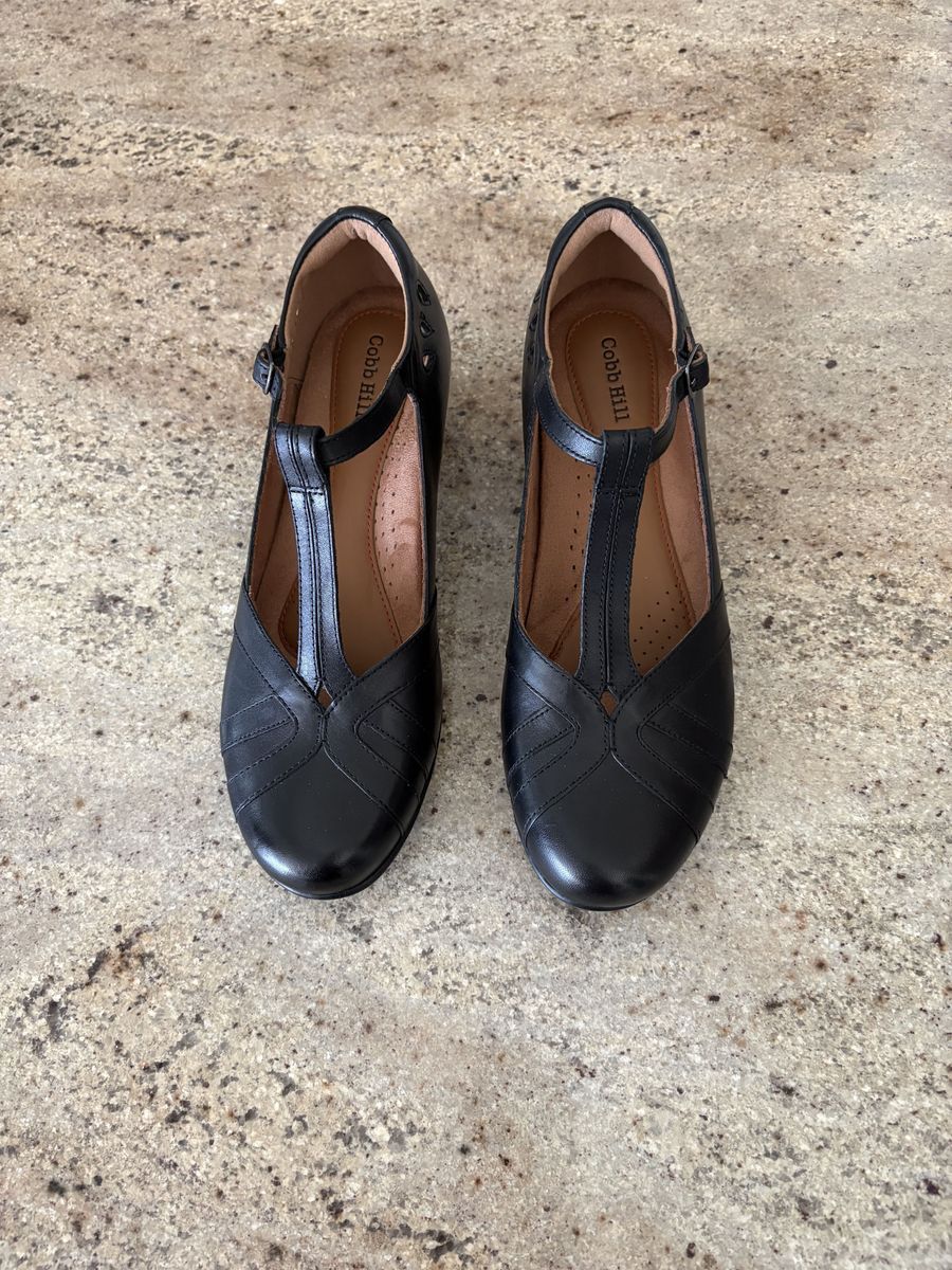 LADIES COBB HILL SHOES  "ANGELINA"  LOW HEELED PUMPS SIZE 9 NARROW