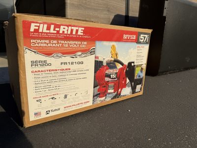 Brand new transfer tank pump/filter