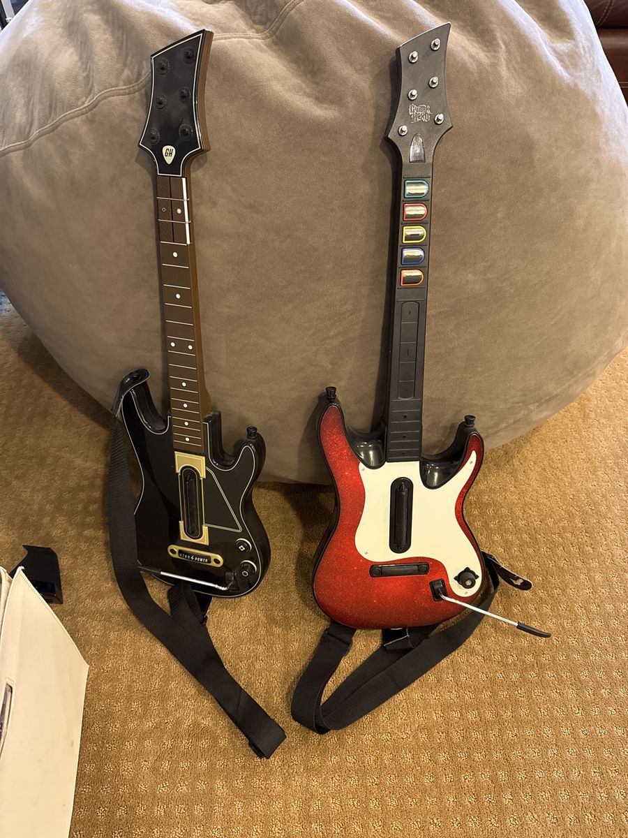 2 Guitar Hero Guitars