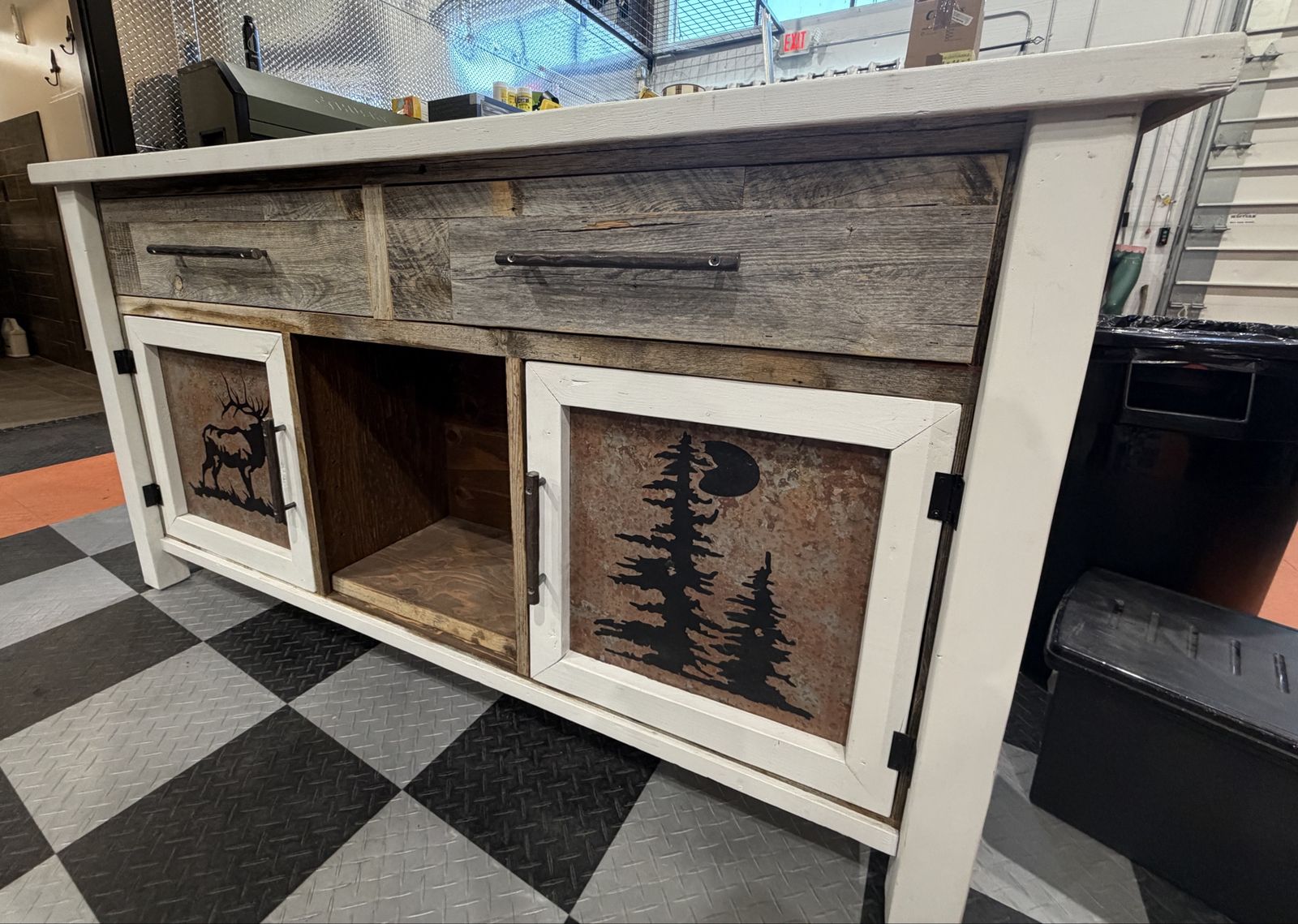 Rustic wood